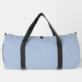 Light Steel Blue Solid Color Duffle Bag (Rückseite)