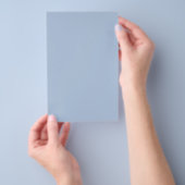 Light Steel Blue Solid Color Flyer (Handgriff)