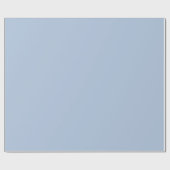 Light Steel Blue Solid Color Geschenkpapier (Flach)