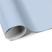 Light Steel Blue Solid Color Geschenkpapier (Rolleneckpunkt)