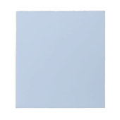 Light Steel Blue Solid Color Notizblock (Vorderseite)