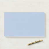 Light Steel Blue Solid Color Post-it Klebezettel (Auf Schreibtisch)