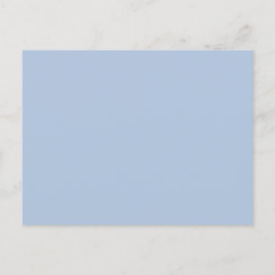 Light Steel Blue Solid Color Postkarte