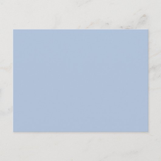 Light Steel Blue Solid Color Postkarte (Vorderseite)