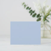 Light Steel Blue Solid Color Postkarte (Stehend Vorderseite)