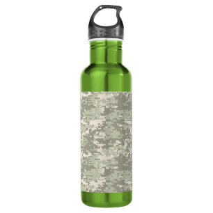 Light Storm Urban Digital Camo Customizable Trinkflasche