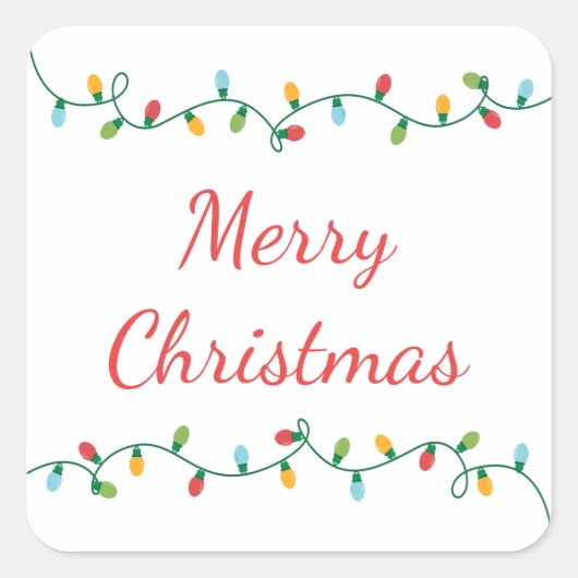 Light Strand Sticker #HolidayZ (Vorderseite)