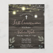 Light String Rustic First Communitybudget Flyer (Vorne)