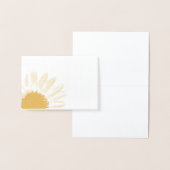 Light Sunflower Folienkarte (Anzeige)