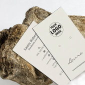 Light Tan Add Your Logo Overed Display Visitenkarte