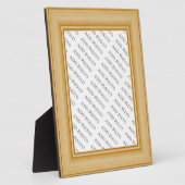 Light Tan Basic Holzrahmen vergrößern Foto Plaque Fotoplatte (Seite)