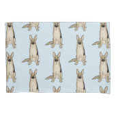 Light Tan German Shepherd Dogs Pattern Kissenbezug (Vorderseite)