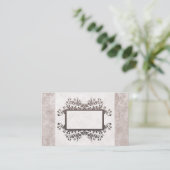 Light Tan Marble Business Cards Visitenkarte (Stehend Vorderseite)