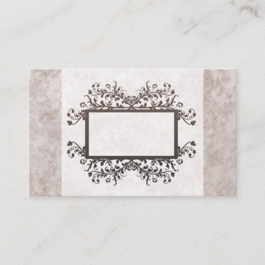 Light Tan Marble Business Cards Visitenkarte (Vorderseite)