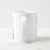 Light Tan und Black German Shepherd Dog | Pet Art Jumbo-Tasse (Rückseite)