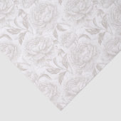 Light Taupe Chinoiserie Peonies Seidenpapier (Detail)