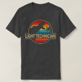 Light Technician Dinosaur T-Shirt (Design vorne)