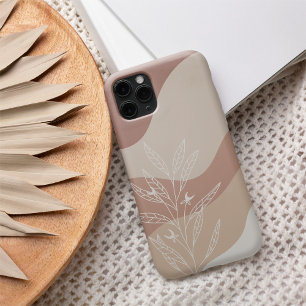 Light Terracotta Boho Color Flow Botanisch iPhone 16 Hülle
