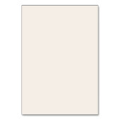 Light Terracotta Fall Floral Wedge Tischnummer (Rückseite)