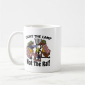 Light The Lamp Not The Rat Funny Christmas Kaffeetasse (Links)