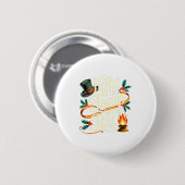 Light The Lamp Not The Rat Funny Christmas Matchin Button (Vorne & Hinten)