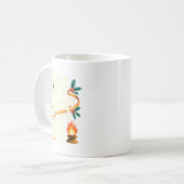 Light The Lamp Not The Rat Funny Christmas Matchin Kaffeetasse (Vorderseite Links)