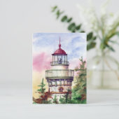 Light The Way Lighthouse Postcard Postkarte (Stehend Vorderseite)
