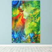 Light Torre 1 Abstrakte Landschaft Leinwanddruck (Insitu (Holzboden))