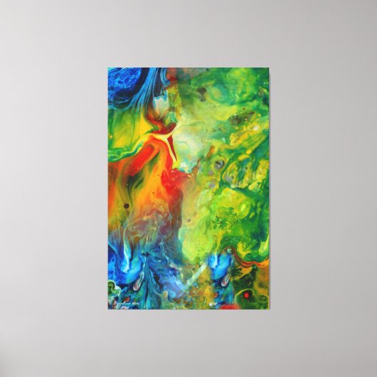 Light Torre 1 Abstrakte Landschaft Leinwanddruck (Vorderseite)