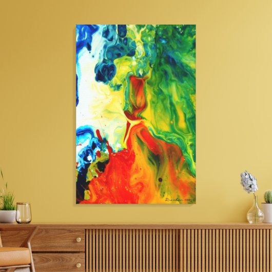 Light Torre 2 Abstrakte Landschaft Leinwanddruck (Insitu (Wohnzimmer))