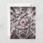 Light Triquetra Postkarte (Vorne/Hinten)