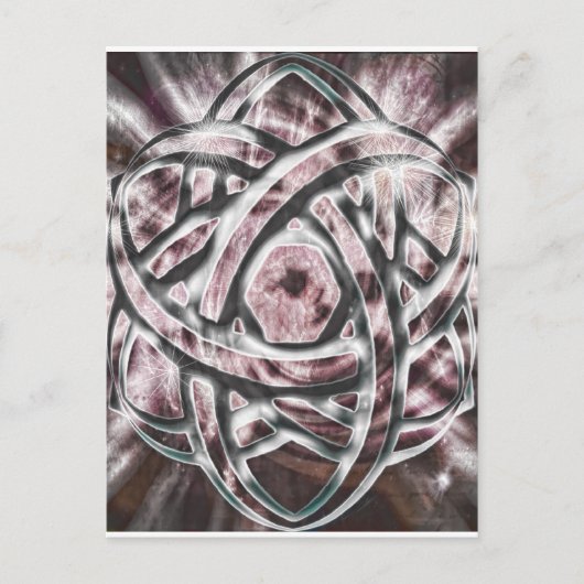 Light Triquetra Postkarte (Vorderseite)