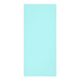Light Turquoise Rack Card Werbekarte
