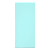 Light Turquoise Rack Card Werbekarte (Hinten)