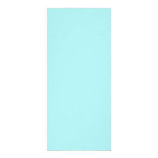 Light Turquoise Rack Card Werbekarte (Hinten)