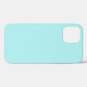 Light Turquoise Tough iPhone 12 Fall Case-Mate iPhone Hülle (Rückseite (Horizontal))