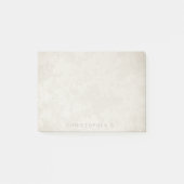 Light Umber Brown Urban Grunge Post-it Klebezettel (Vorderseite)