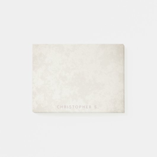 Light Umber Brown Urban Grunge Post-it Klebezettel (Vorderseite)