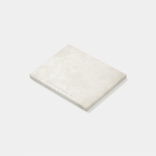 Light Umber Brown Urban Grunge Post-it Klebezettel (angewinkelt)