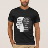 Light- und Shadow-Self-T-Shirt-Design T-Shirt (Vorderseite)