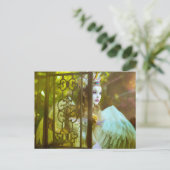 Light Unicorn Princess Postkarte (Stehend Vorderseite)