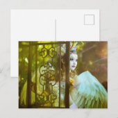Light Unicorn Princess Postkarte (Vorne/Hinten)
