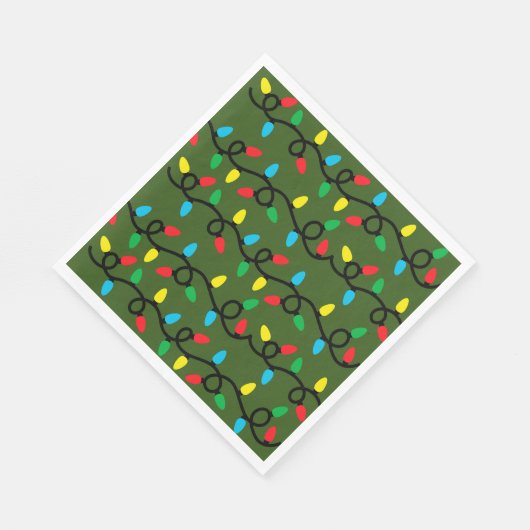 Light Up The Holidays Paper Napkin Serviette (Ecke)