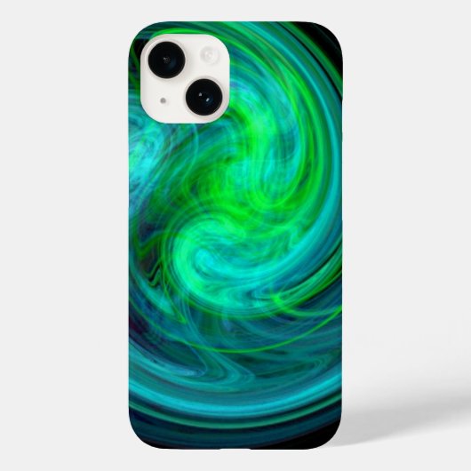 LIGHT VORTEX, lebhaft blau Case-Mate iPhone Hülle (Rückseite)