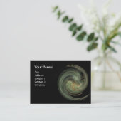 LIGHT VORTEX, lebhaft schwarz grau Visitenkarte (Stehend Vorderseite)