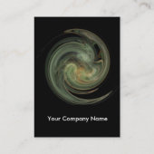 LIGHT VORTEX, lebhaft schwarz grau Visitenkarte (Rückseite)