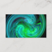 LIGHT VORTEX, lebhaft schwarz-grün, blau Visitenkarte (Rückseite)