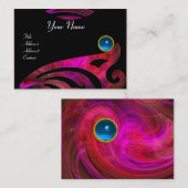 LIGHT VORTEX SAPPHIRE Blau Rosa Rosa Veilchen Visitenkarte (Vorne/Hinten)