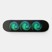LIGHT VORTEX, schwarz, blau Skateboard (Horizontal)