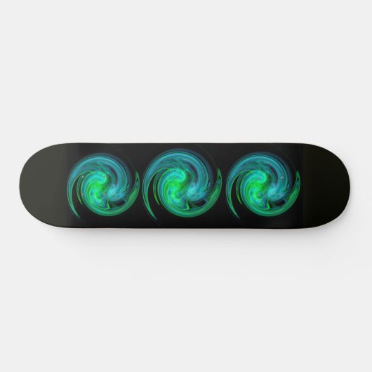 LIGHT VORTEX, schwarz, blau Skateboard (Horizontal)
